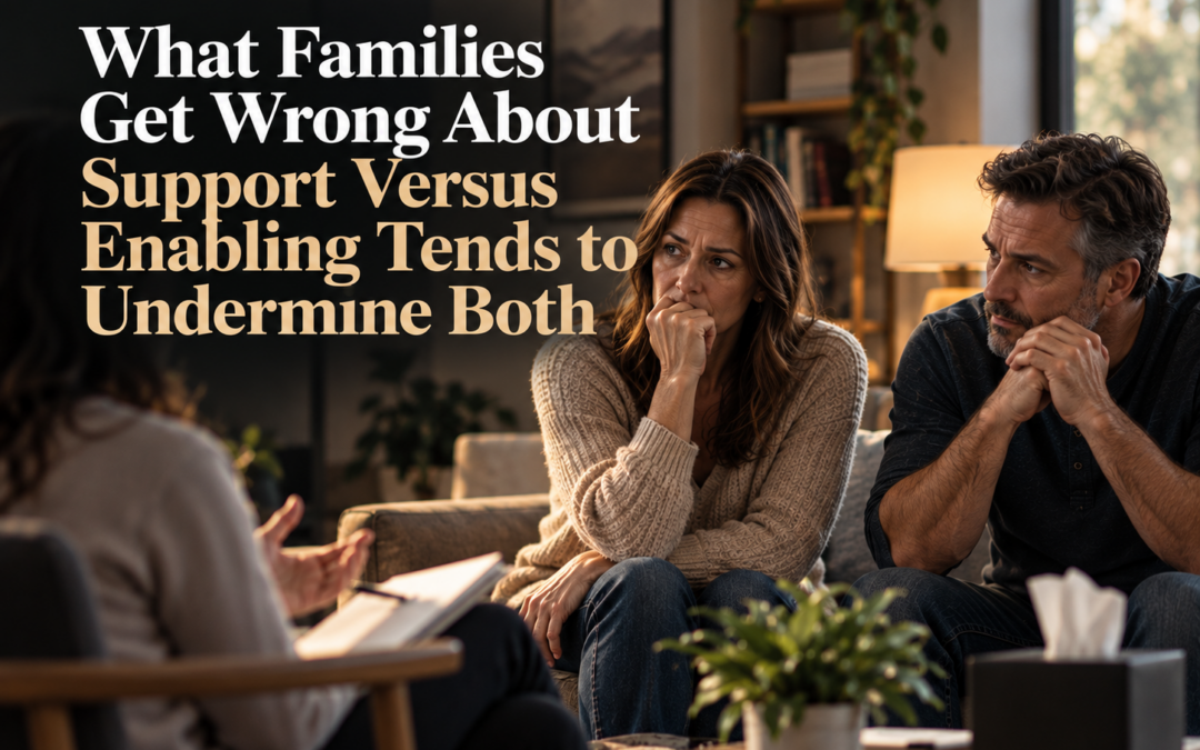 What Families Get Wrong About Support Versus Enabling Tends to Undermine Both